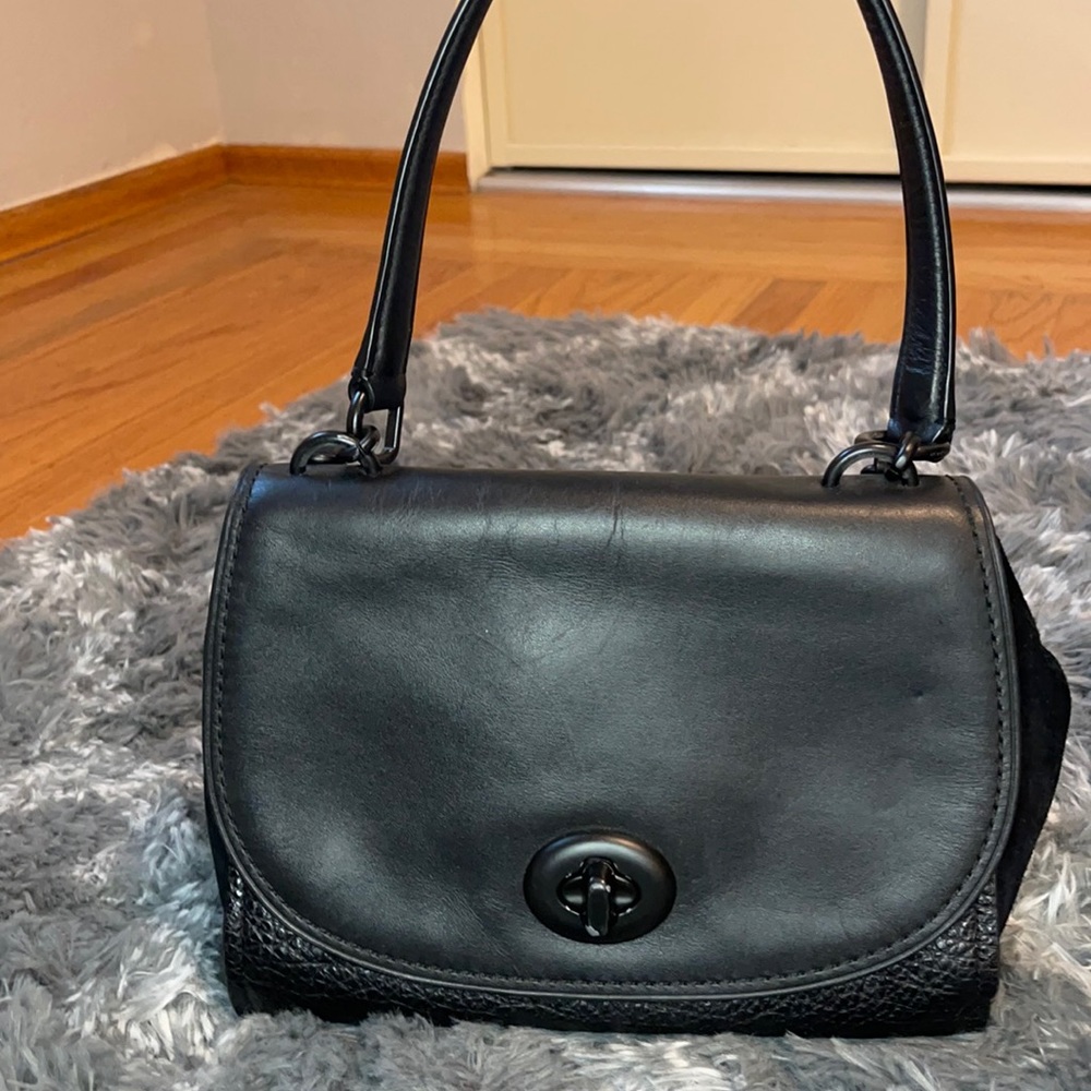 Coach black handbag
